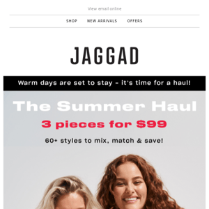 Summer haul - 3 for $99 tops, shorts & crops!