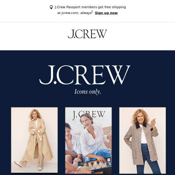 Three J.Crew icons, reinvented for today
