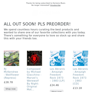 PLS PREORDER! RJ MCKENDREE / MARVEL / DJ KOZE / CAVETOWN / ALHAJI WAZIRI / QUARTZ / LES BRANIS / KERO KERO AND MORE!