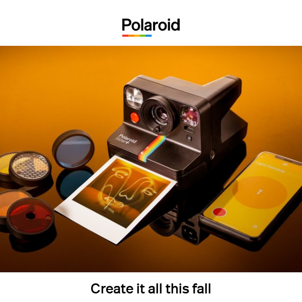 Have a creatively-packed fall with the Polaroid Now+ Starter Set