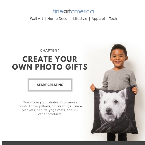 Create Your Own Photo Gifts for the Holidays!  Ready-to-Ship in 2 - 3 Business Days