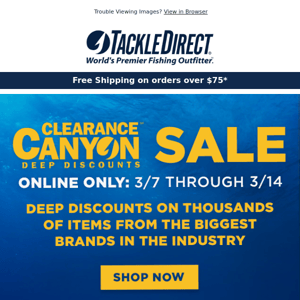 Berkley, 13 Fishing & More Top Brands on Sale!