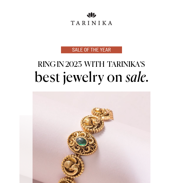 Shop Your Favorites at Up to 70% Off - The Big Annual Sale is Live | Tarinika