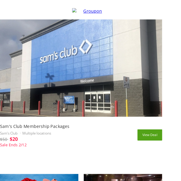 Super Savings! An extra $5 off your Sam’s Club Membership!