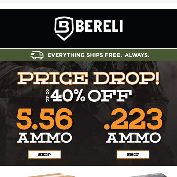 End the week with a BANG!👊 556 & 223 Ammo On Sale Now!