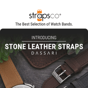 Effortless Style: Stone-Textured Leather Straps