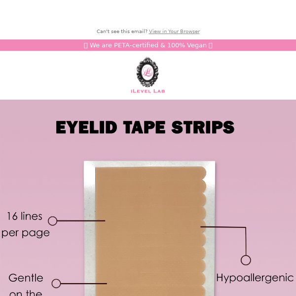 NEW! Eyelid Tape Strips 💖