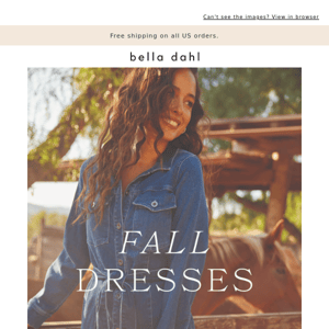 New Alert! Dresses for Fall 🍁