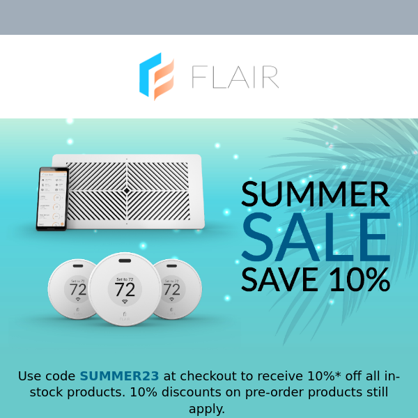 Flair's Summer Sale Starts Now...