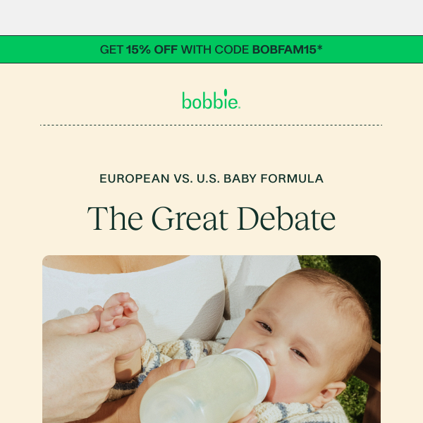 European vs. American baby formula