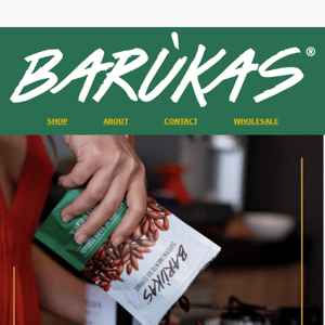 Barukas Nuts- the most versatile superfood is here to elevate your recipes!