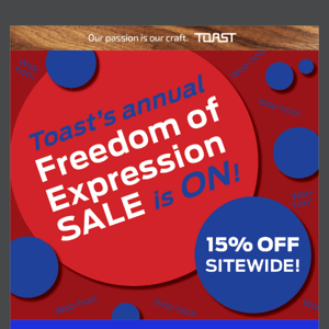 Our Freedom of Expression Sale has landed!
