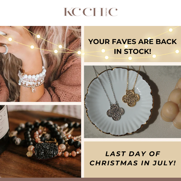 LAST DAY OF XMAS IN JULY AND YOUR FAVES HAVE RESTOCKED!