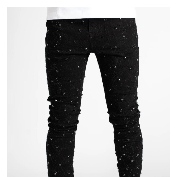 All Black Embellished Denim!