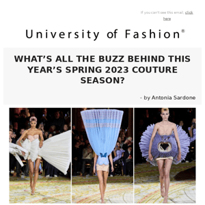 WHAT’S ALL THE BUZZ BEHIND THIS YEAR’S SPRING 2023 COUTURE SEASON?