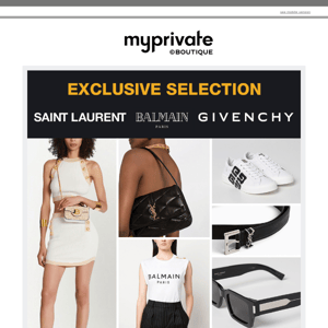 ⚡ Saint Laurent, Balmain, Givenchy: Exclusive Selection
