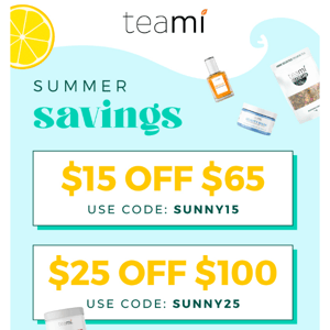 Teami Blends, Get $25 OFF your order! 😉