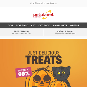 It’s A Halloween Treat - Save Up To 60%!