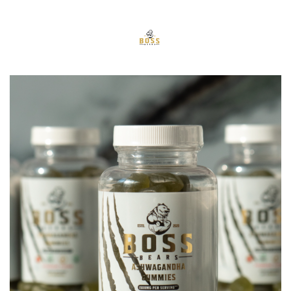 🍃 Potent Ashwagandha Formula By Boss Bears