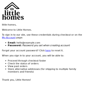 Welcome to Little Homes