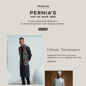 Just Dropped: Pernia's Pop-Up Shop Men!