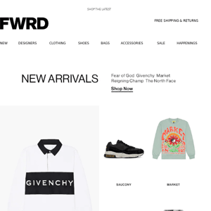 NEW NOW: Fear of God, Givenchy + more!