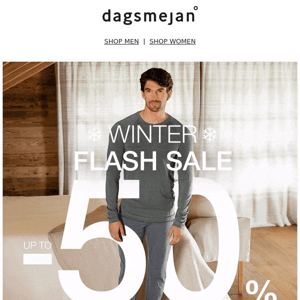 Winter flash sale – don't miss out on the best deals