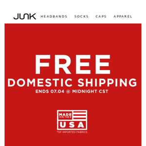 FREE Domestic Shipping, No Minimum 📦🎇