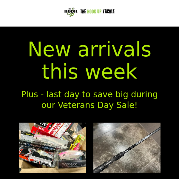 New arrivals this week plus huge sale