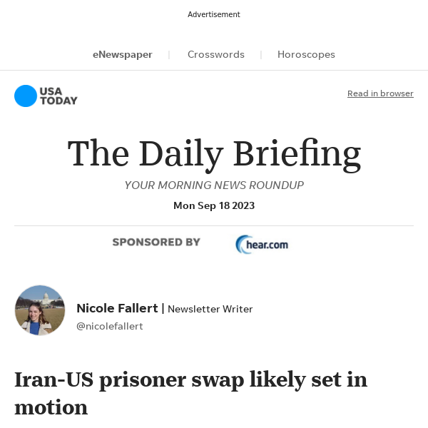 US-Iran prisoner swap likely set in motion