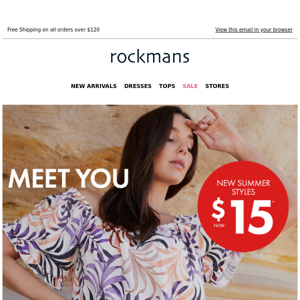 Rockmans, meet you at the beach 🌴
