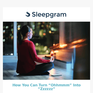 Wind down for sleep with mindfulness