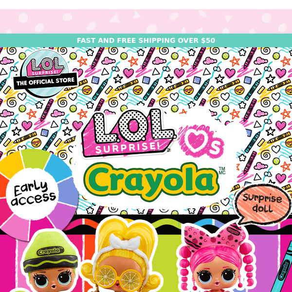MGA Entertainment, Crayola Sign Multi-Year Licensing Agreement for L.O.L.  Surprise!
