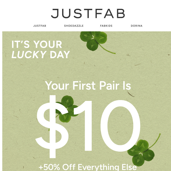 🍀🍀ST. PATTY'S SALE: Your 1st Pair Is $10!🍀🍀