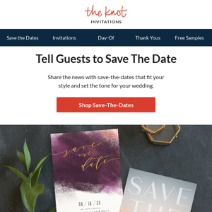 Sending Save-The-Dates? Get These Perks