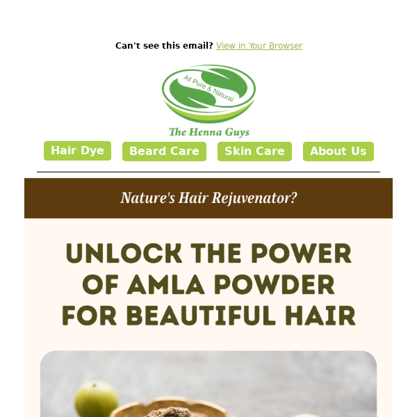 Get the Indian Superfood for Healthier Hair! 💚