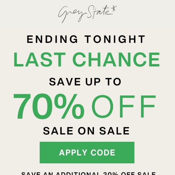 📣LAST CHANCE 70% OFF📣