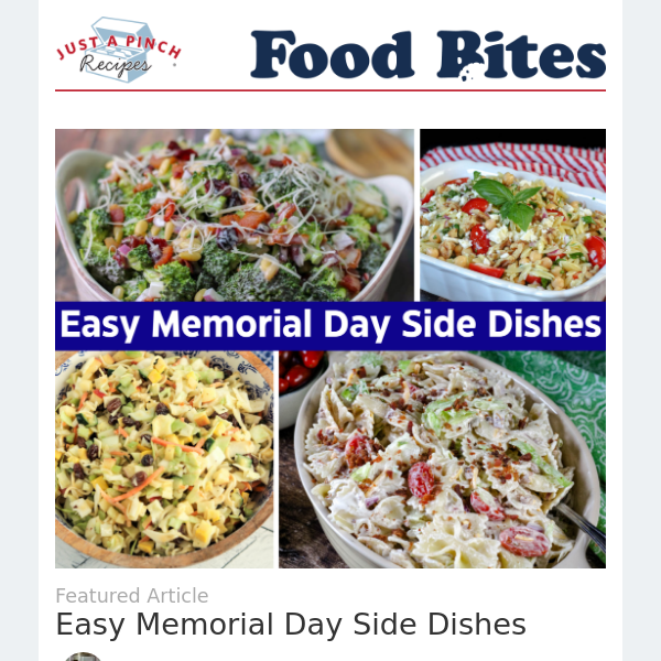 Easy Memorial Day Side Dishes