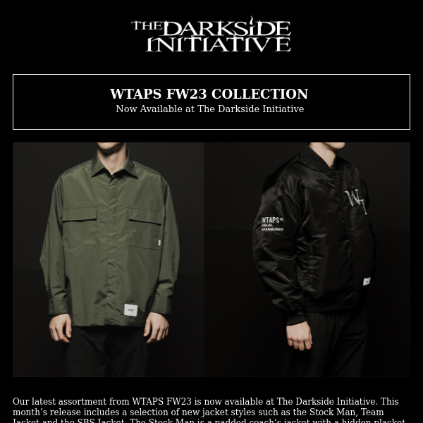 New Arrivals from WTAPS Cav Empt and Rats The Darkside