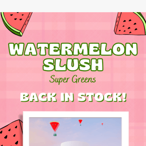 Watermelon Slush Greens - Mini Restock 🍉💚