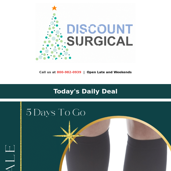 5 Days To Go: Today's Daily Deal - Calf Sleeves