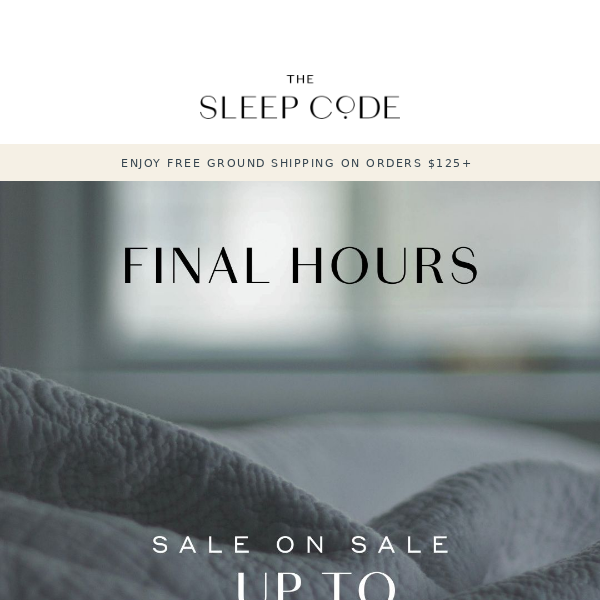 FINAL HOURS: extra 20% off sale ⏰⏳