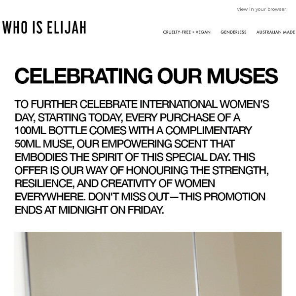 Celebrating our Muses