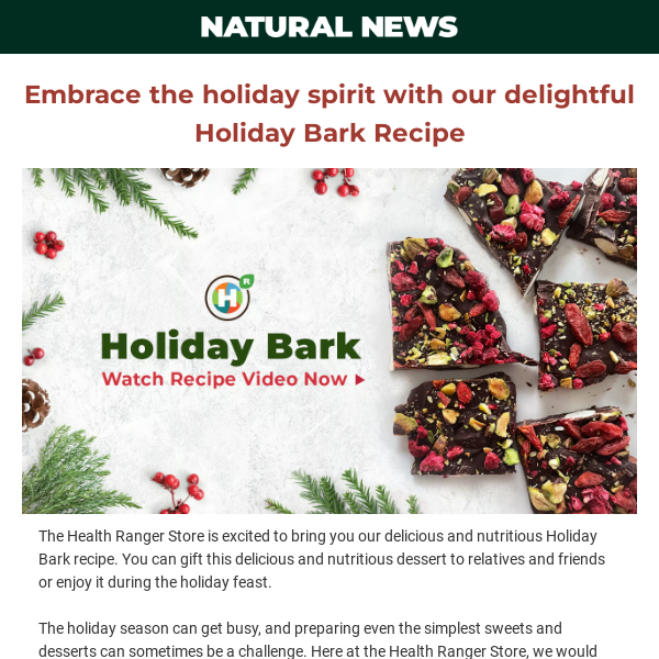 Embrace the holiday spirit with our delightful Holiday Bark Recipe