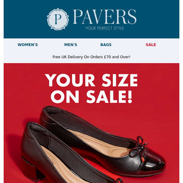 Psst... Your size is on sale