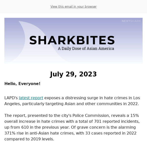 🍵 LAPD’s hate crime increase revealed