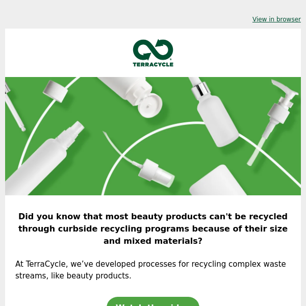 How TerraCycle recycles beauty empties