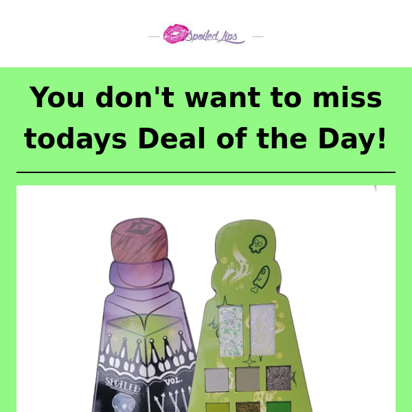 Today's deal is calling your name ☠️💚