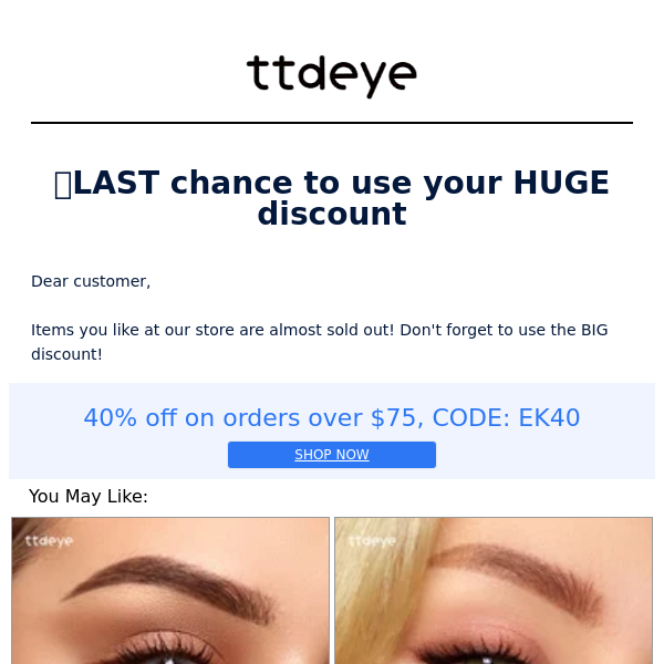 📣LAST chance to use your HUGE discount
