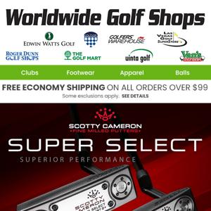 Out Now! NEW Scotty Cameron Super Select Putters!